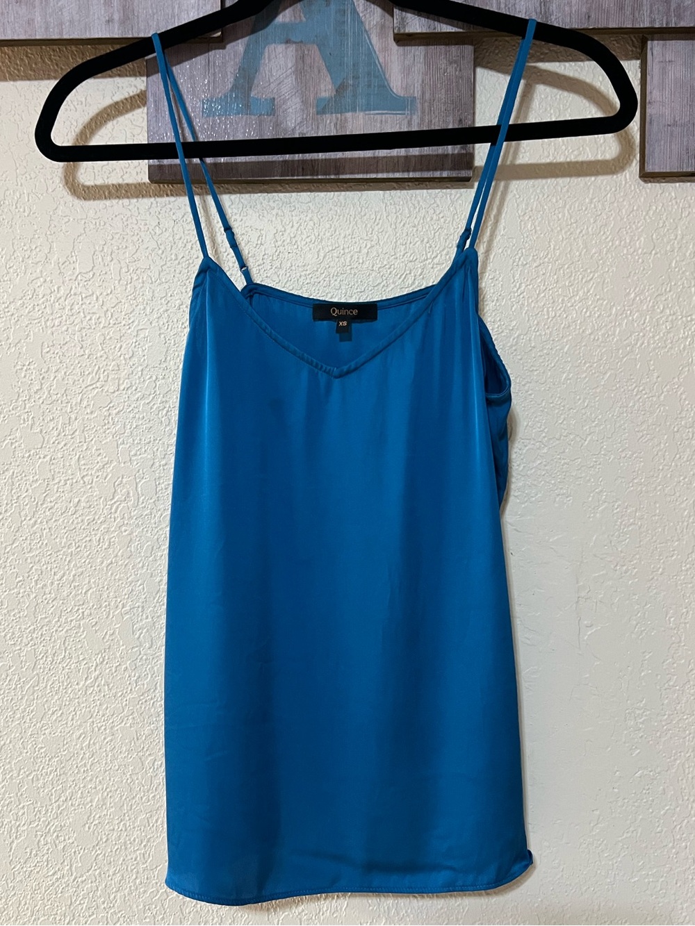 Quince Silk Blend Blue Camisole